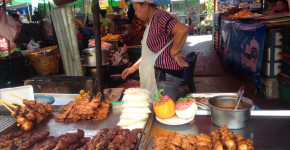 Thai Street Food : Grilled Chicken and other parts by Love Thai Maak traveling to Thailand through local eyes
